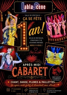500 AFFICHE A3 LABLASCENE 1 AN